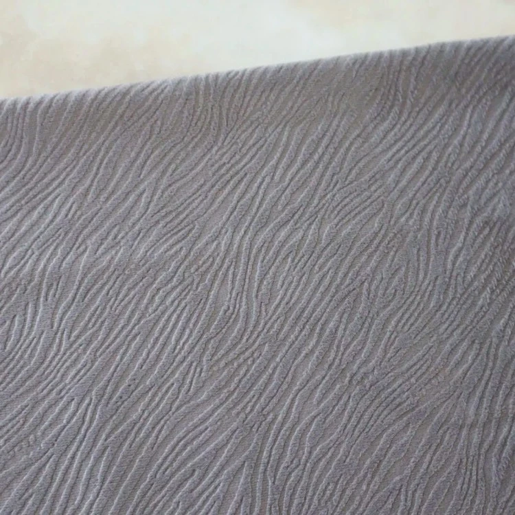 3D Emboss Holland Velvet Upholstery Tyg Soffa Gardin